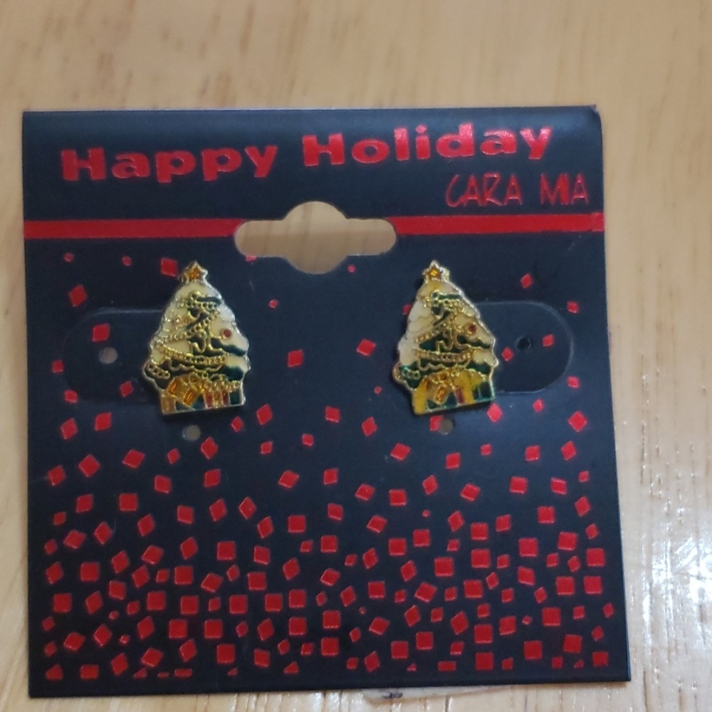 Christmas earrings